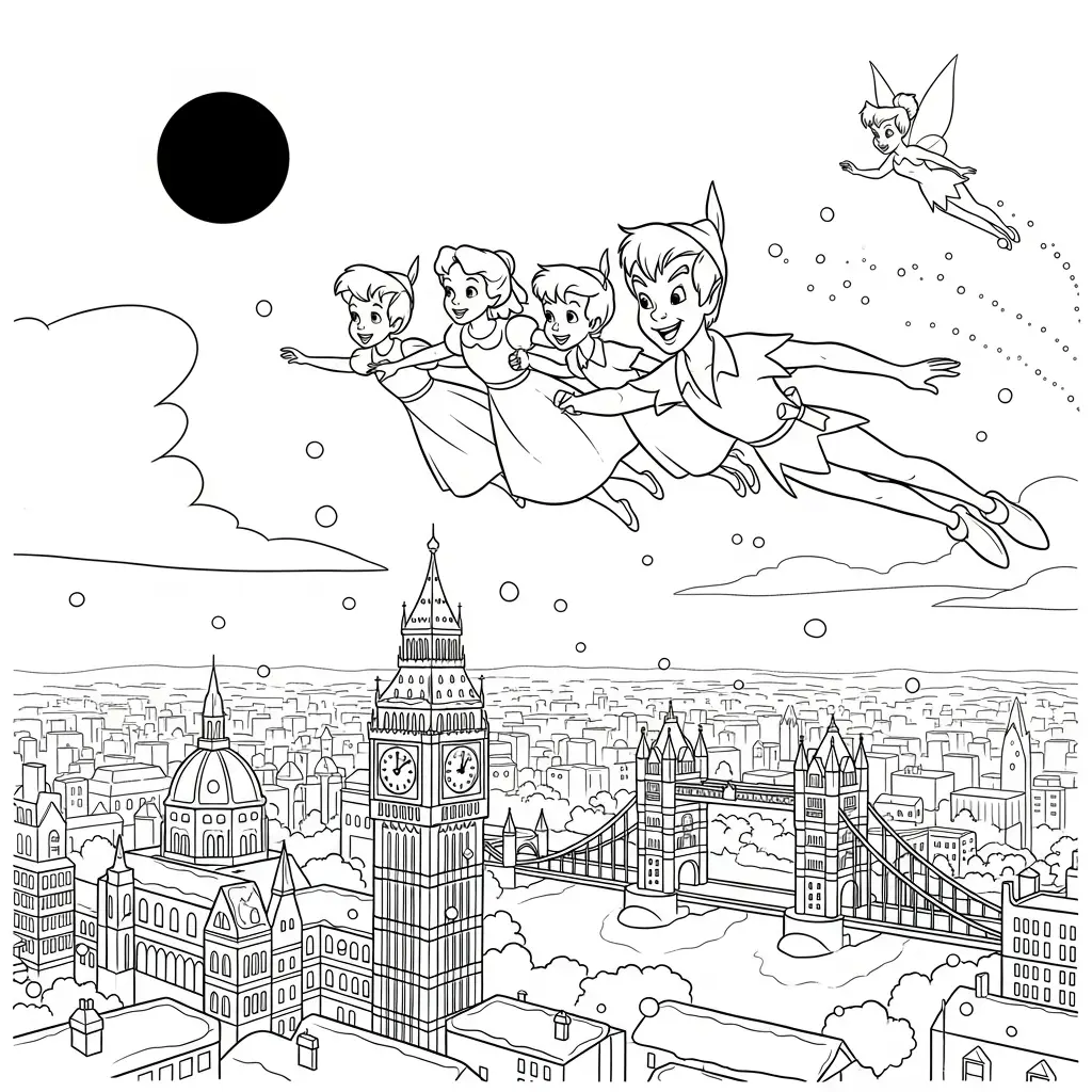 Disney de Navidad para colorear para imprimir a4