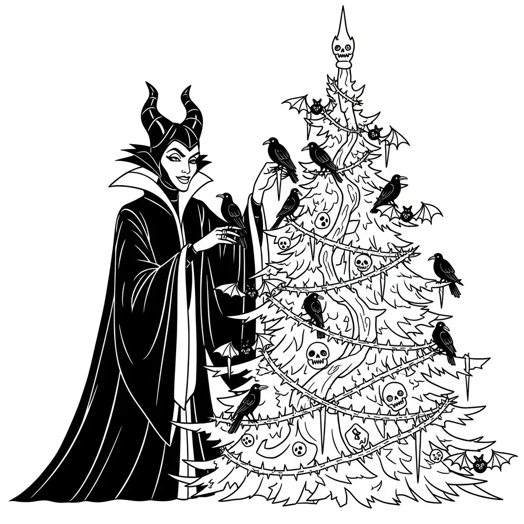 Disney de Navidad para colorear para niños para imprimir gratis