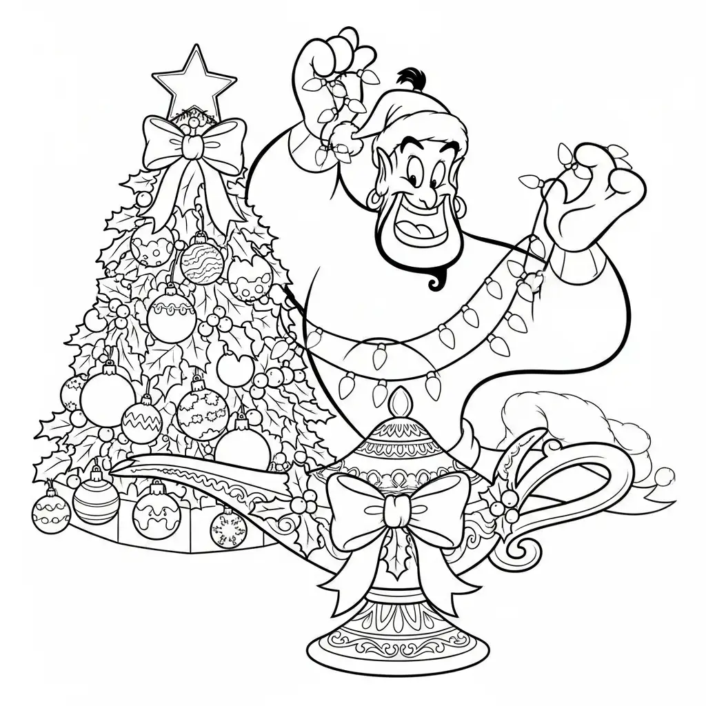 Disney de Navidad para colorear y aprendizaje