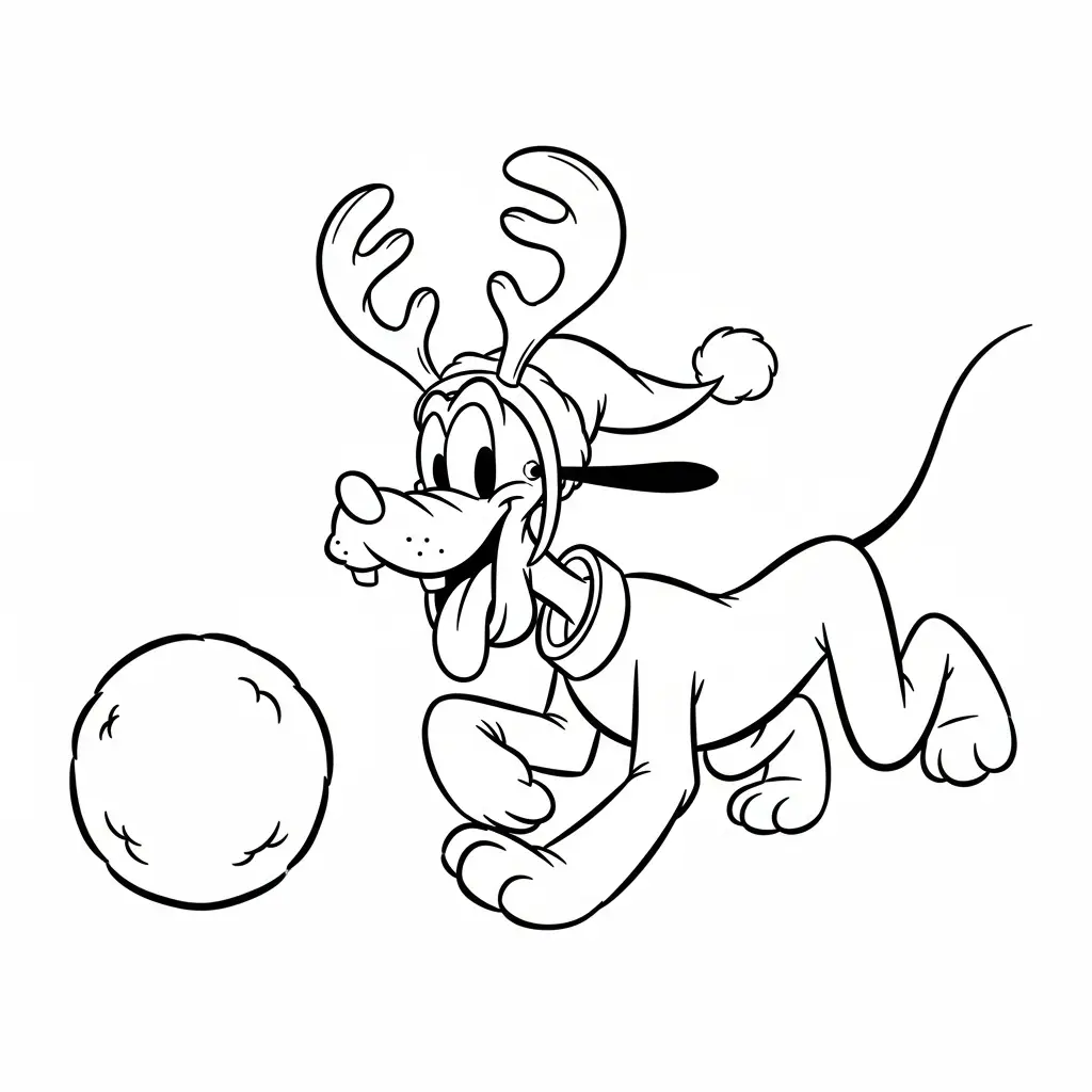 Disney de Navidad para colorear para niño de 8 años