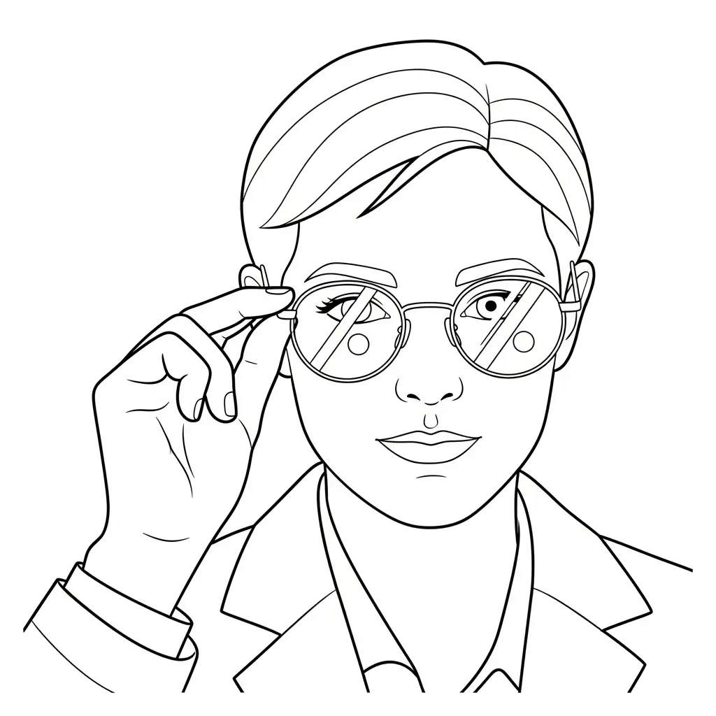 Doctor para colorear para niños para imprimir gratis