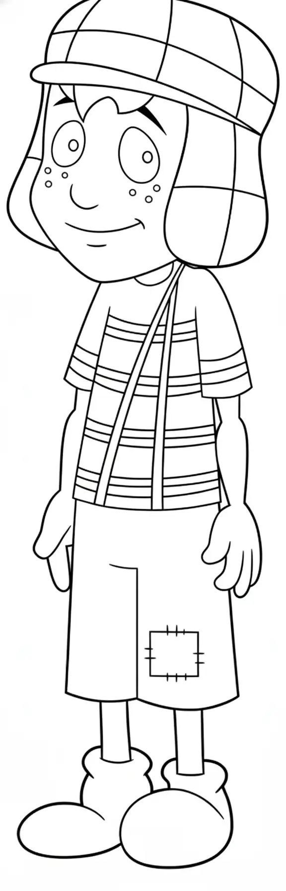 El Chavo Del 8 para colorear para imprimir gratis 1