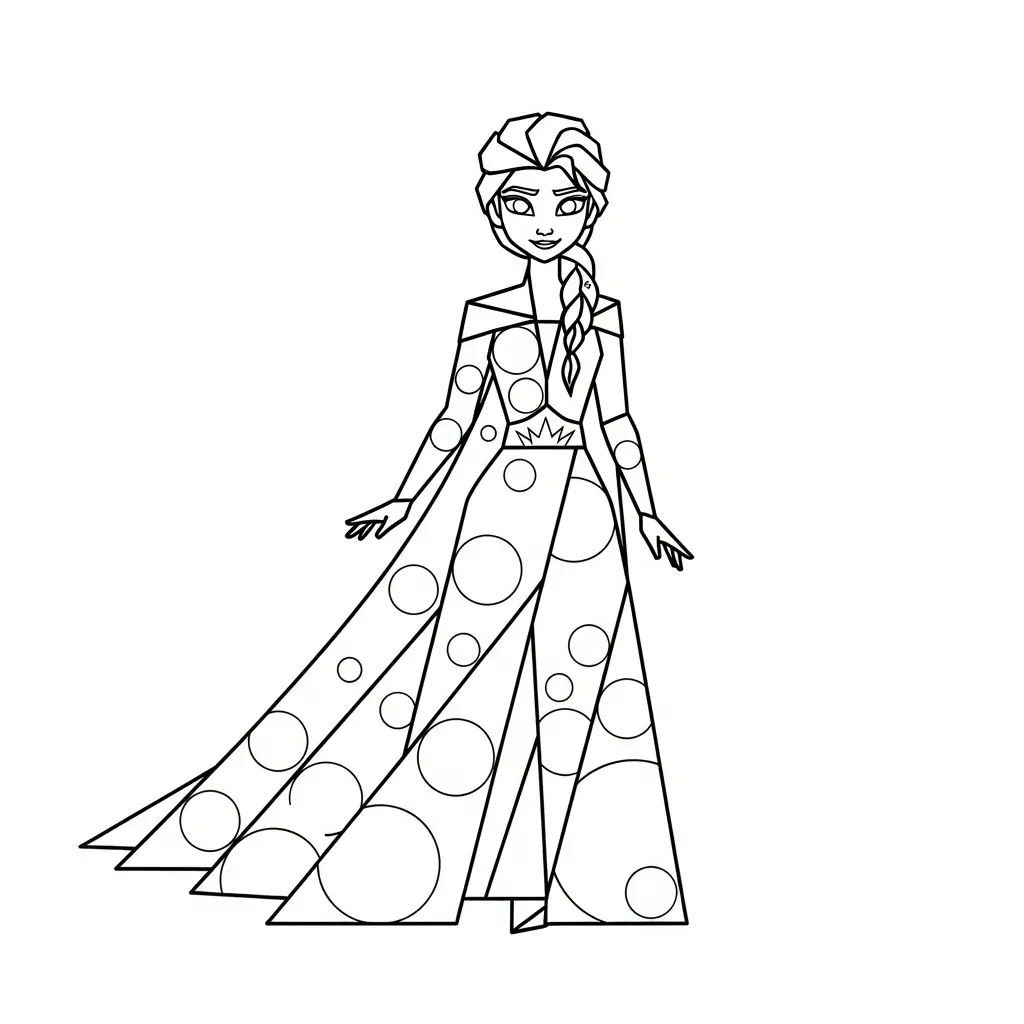 Elsa para dibujar en línea