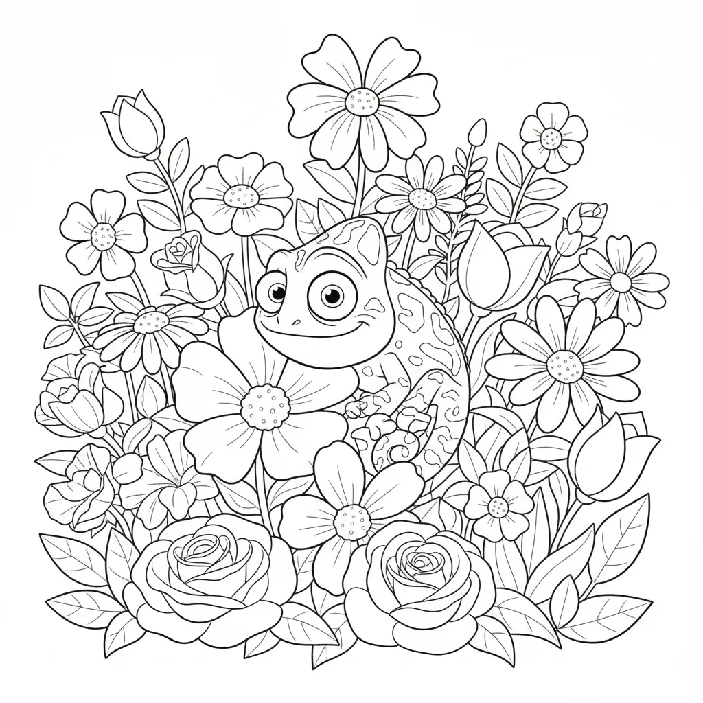 imprimir Enredados 13 para colorear para niño