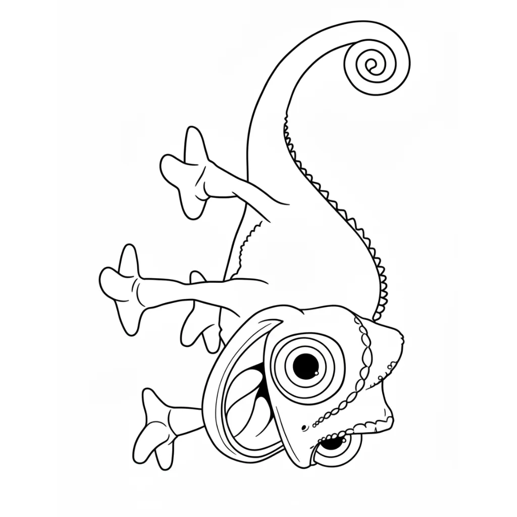 Enredados 14 para colorear para niño gratis