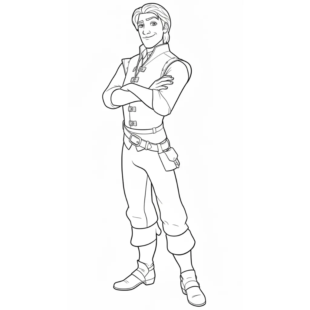 Enredados 16 para colorear en línea