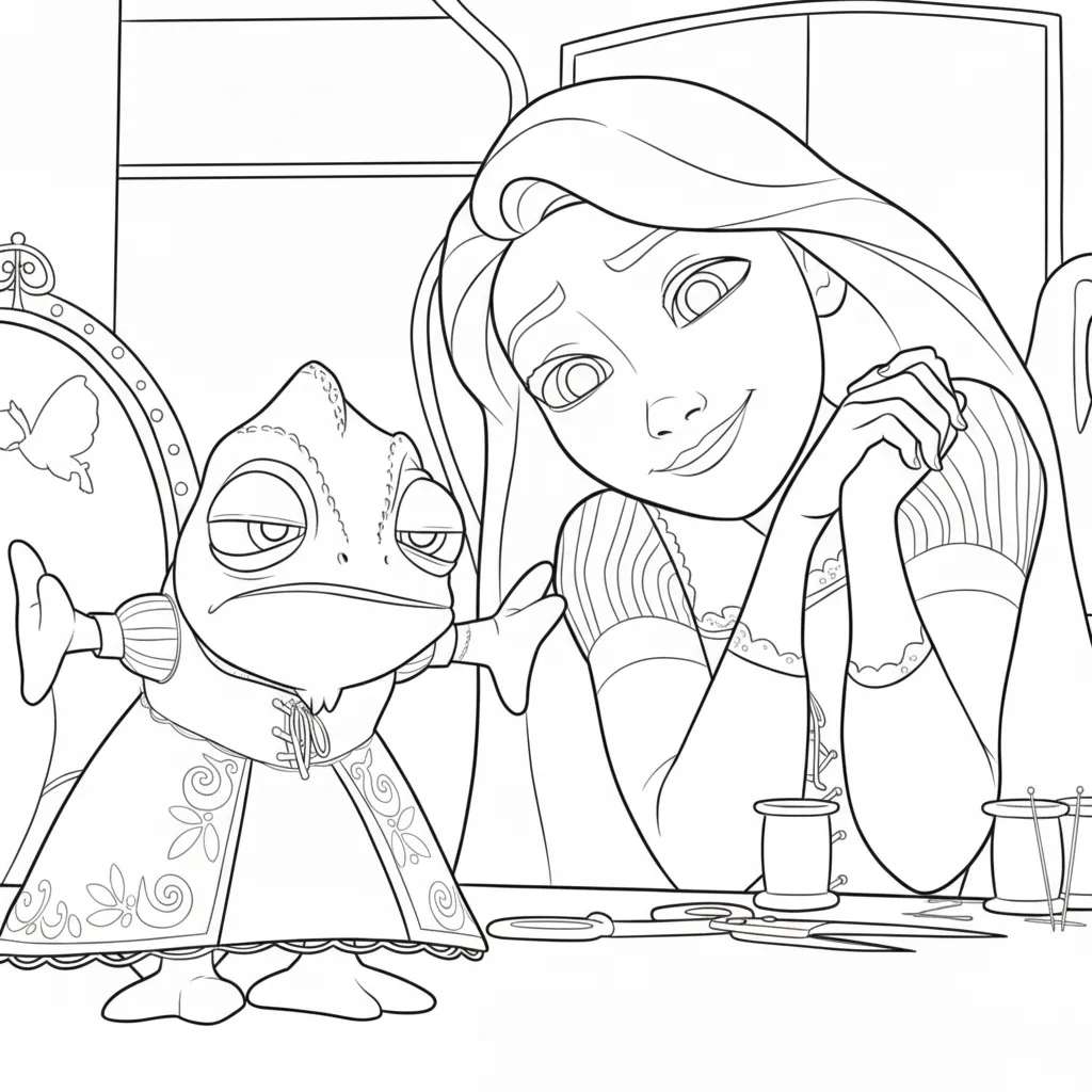 Enredados 20 para colorear para niños