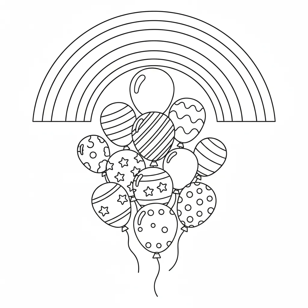 Feliz Cumpleaños 5 para colorear para imprimir pdf gratis