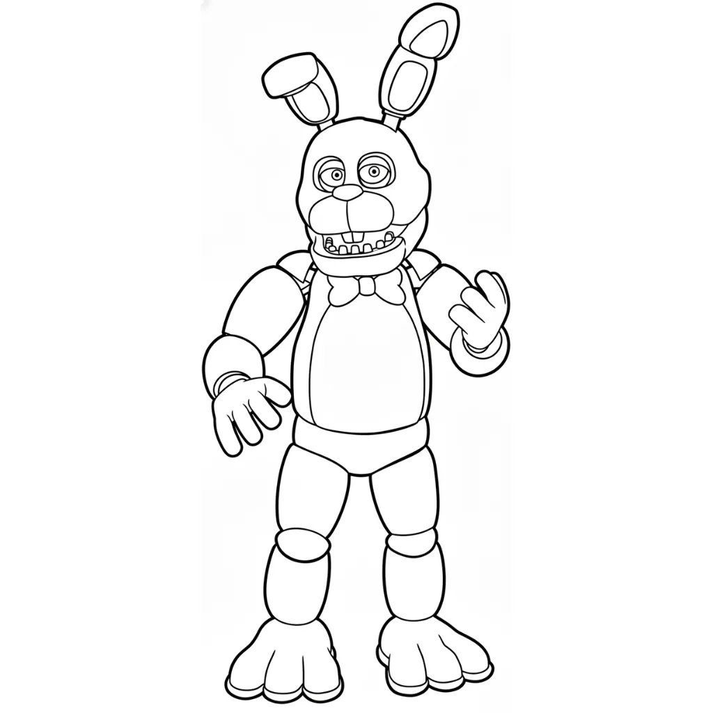 Five Nights at Freddy’s 10 para colorear gratis para imprimir