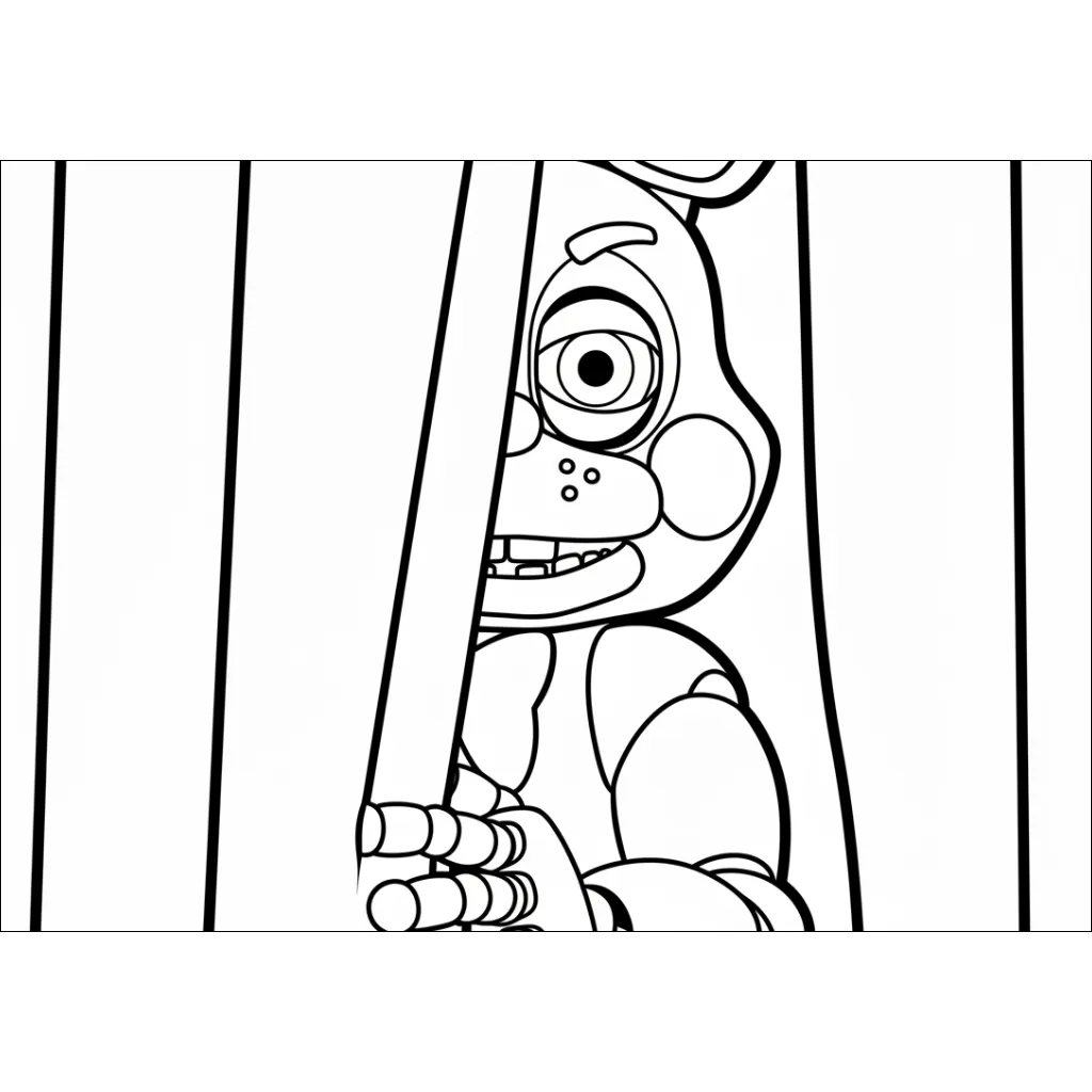 imagen de Five Nights at Freddy’s 12 para colorear para niño