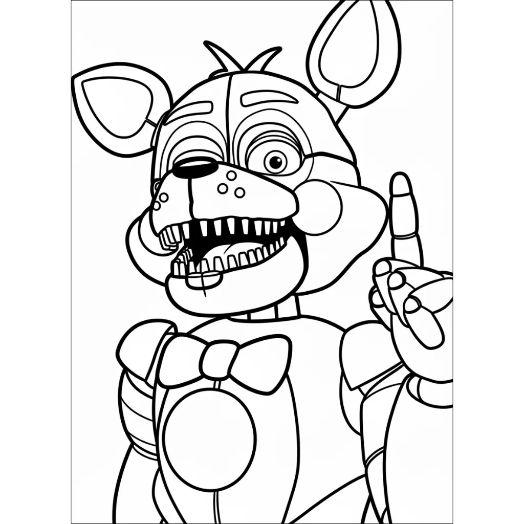 Five Nights at Freddy’s 3 para colorear para imprimir gratis