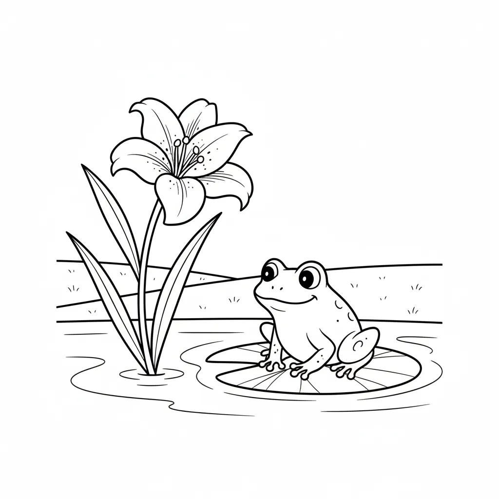 Flores 12 para colorear y recortar