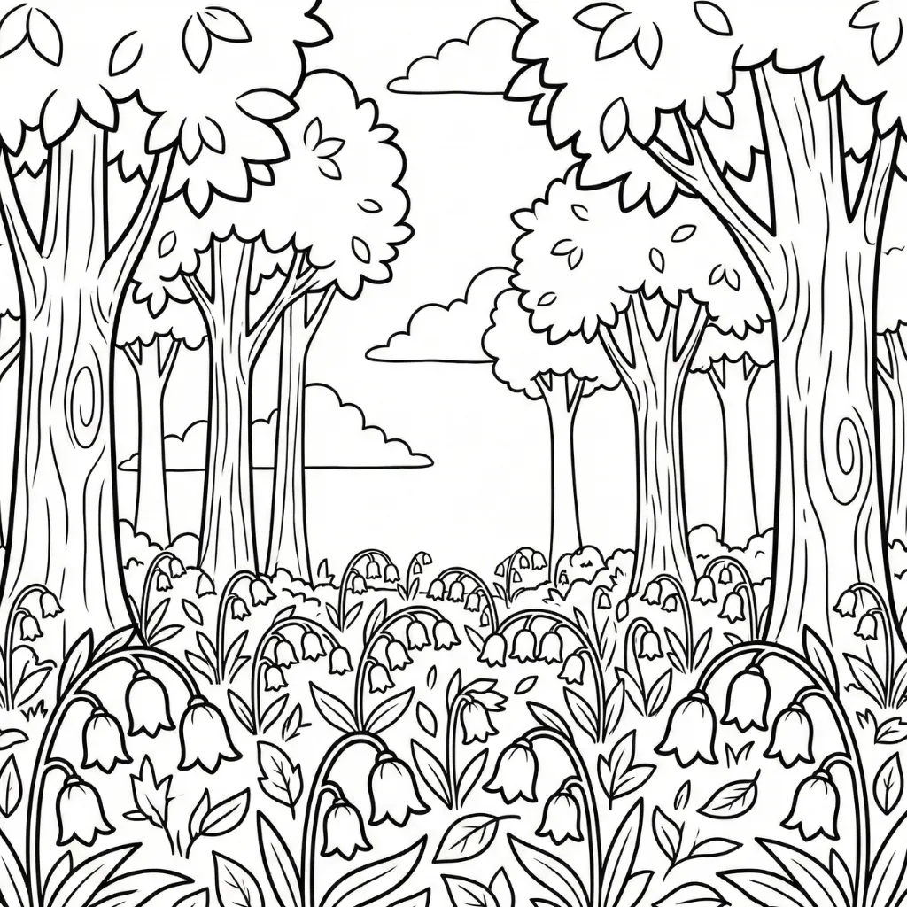 Flores 6 para colorear para imprimir