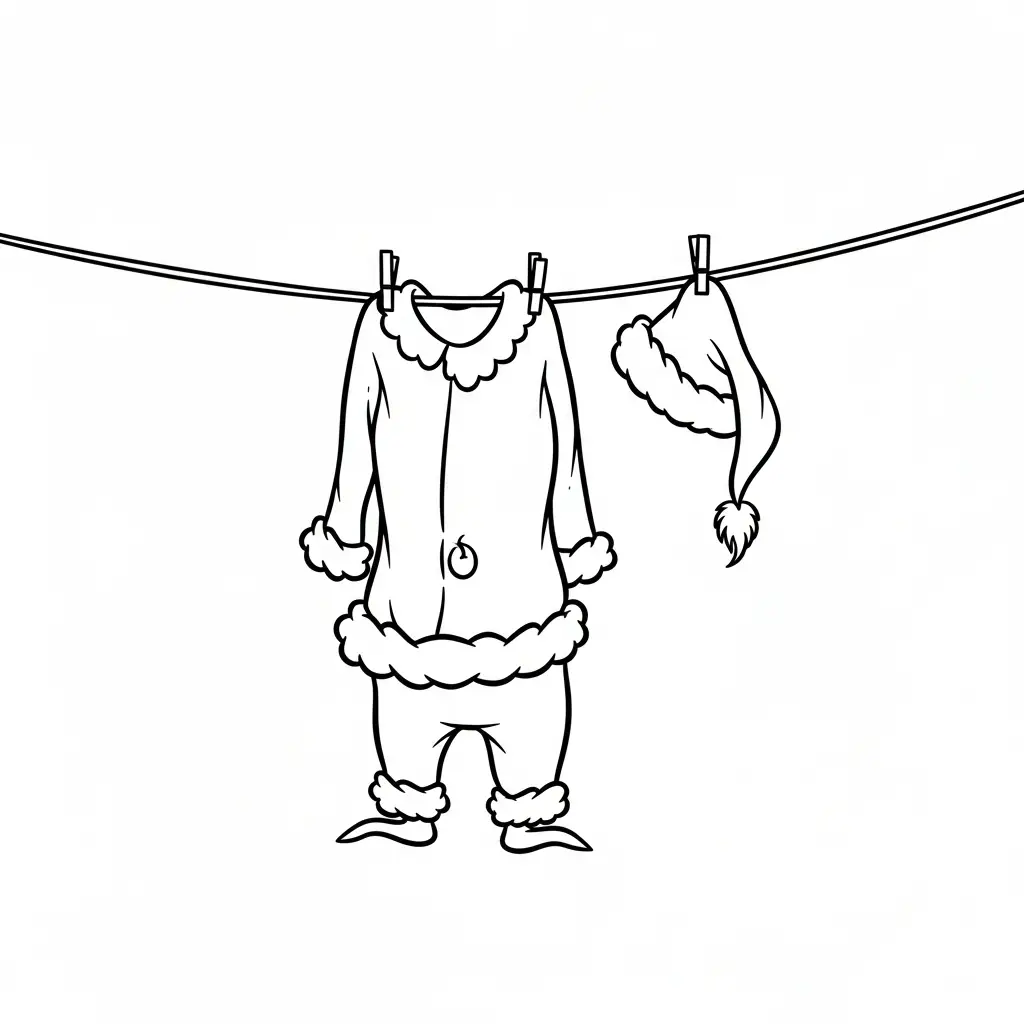 Grinch para colorear para imprimir para niño de 12 años 1