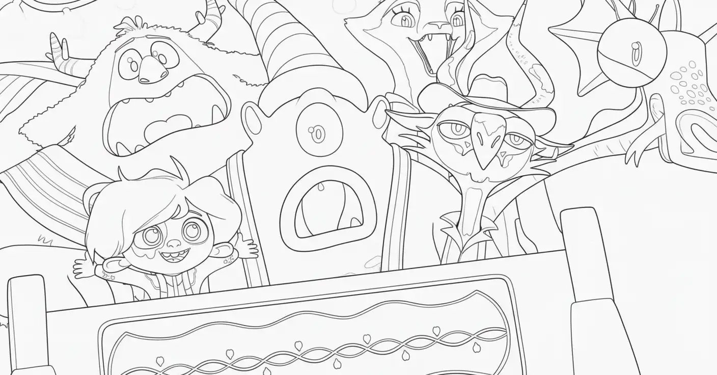 Hanna Y Las Navidades Olvidadas para colorear y dibujos