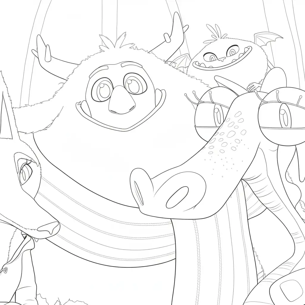 Hanna Y Las Navidades Olvidadas para colorear para imprimir pdf