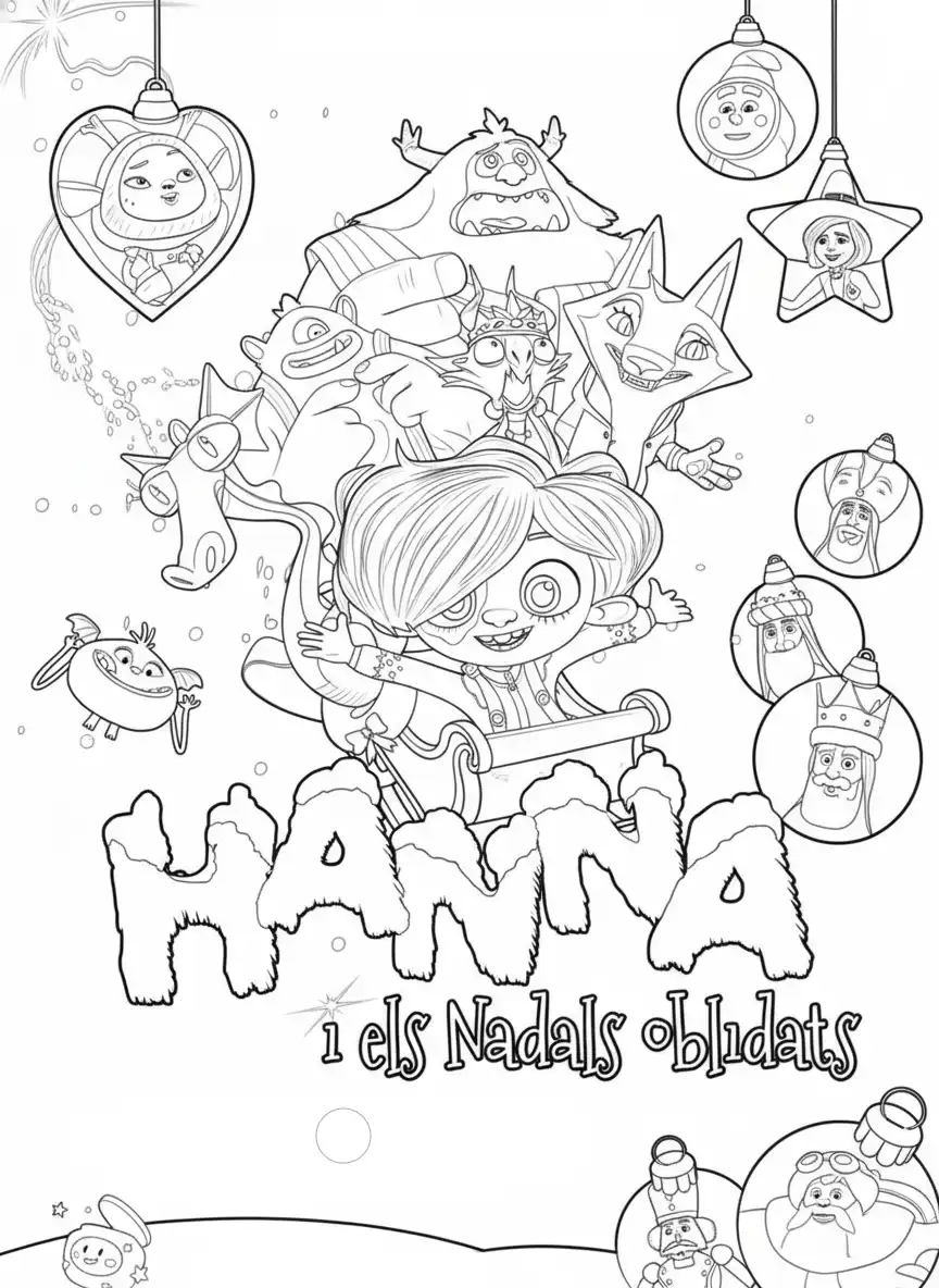 Hanna Y Las Navidades Olvidadas para colorear en línea