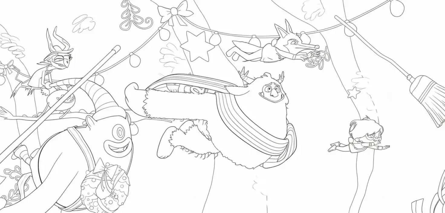 Hanna Y Las Navidades Olvidadas para colorear gratis