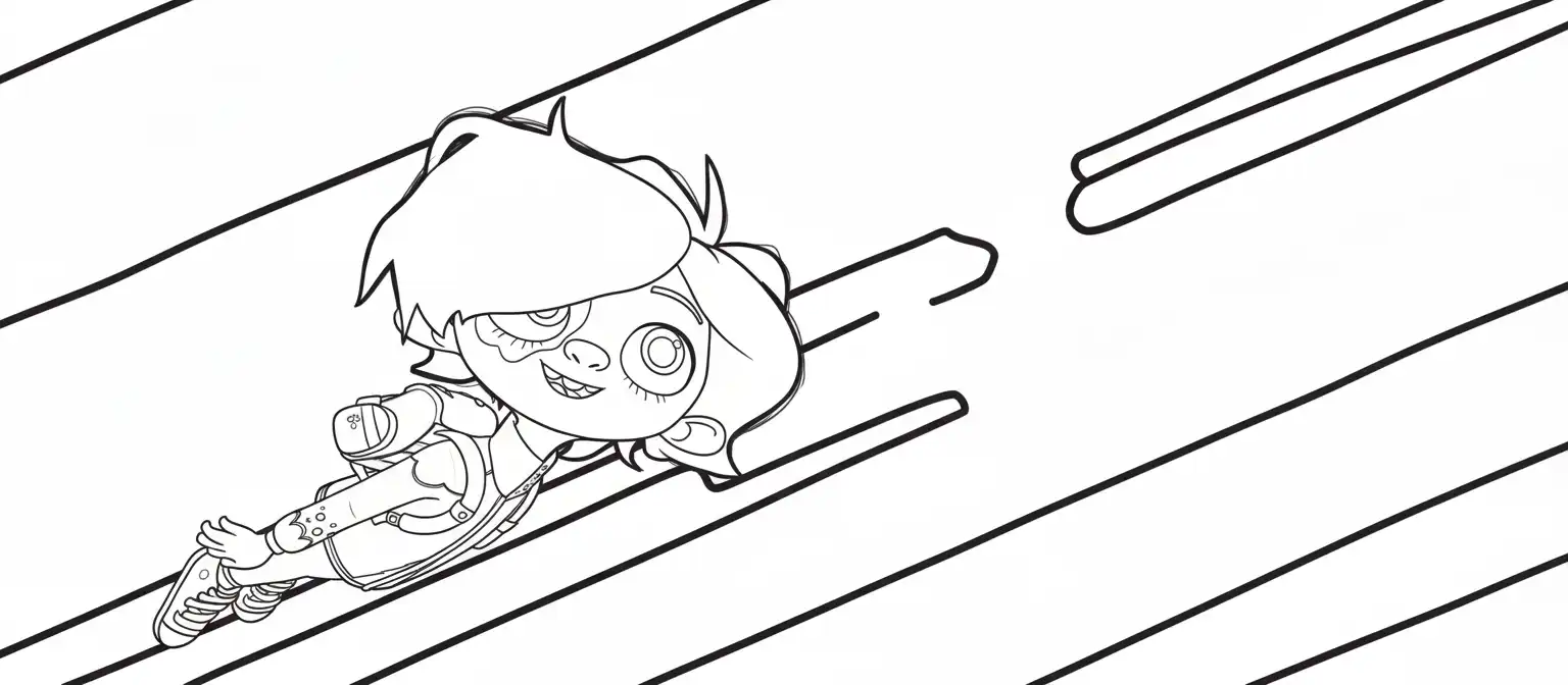 Hanna Y Las Navidades Olvidadas para colorear para imprimir para niño de 7 años