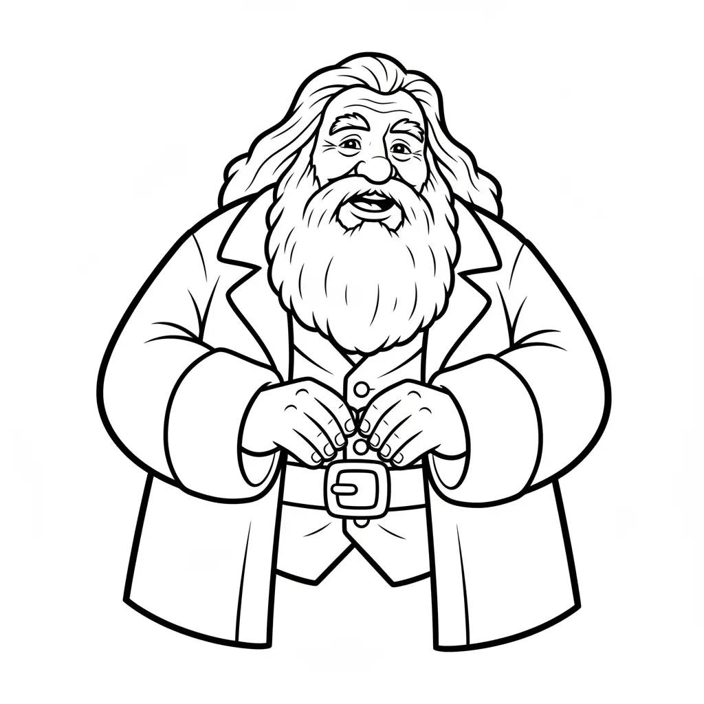 Harry Potter para colorear para niño de 4 años