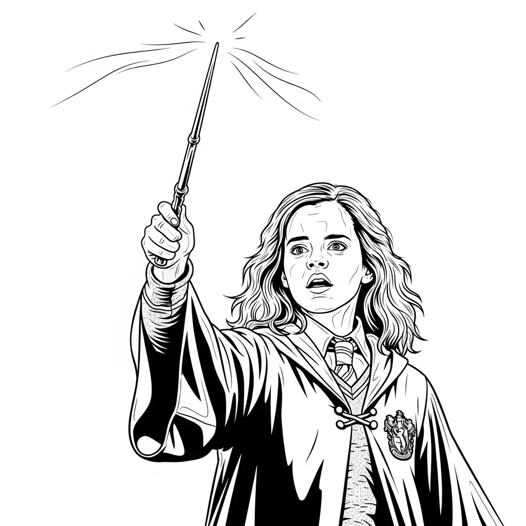 Harry Potter para colorear para bebé para imprimir