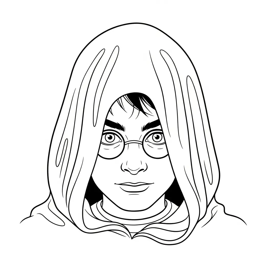 Harry Potter para colorear para imprimir para niño de 7 años