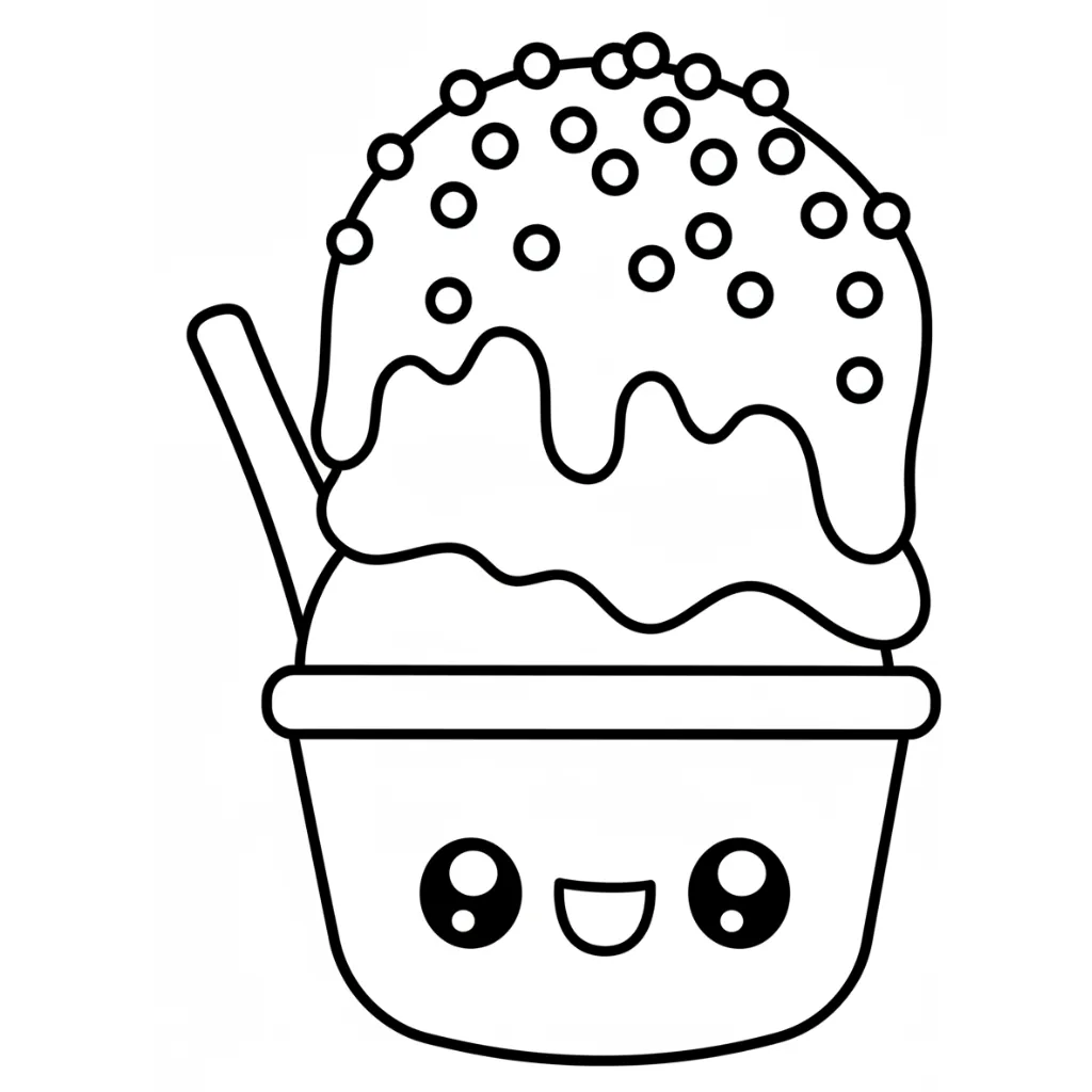 descargar Helado 5 para colorear gratis