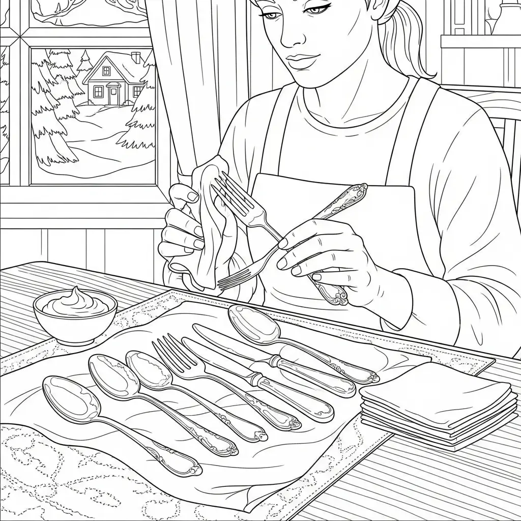 Invierno para colorear para niño para imprimir gratis