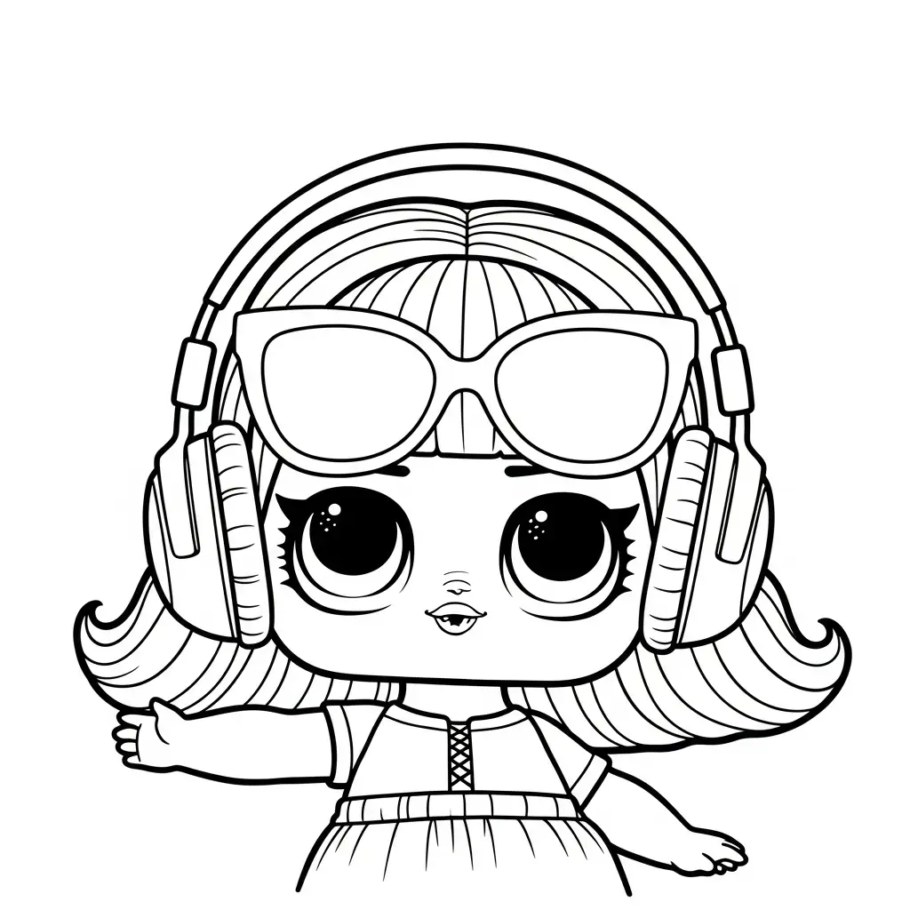 LOL Surprise para colorear para imprimir gratis