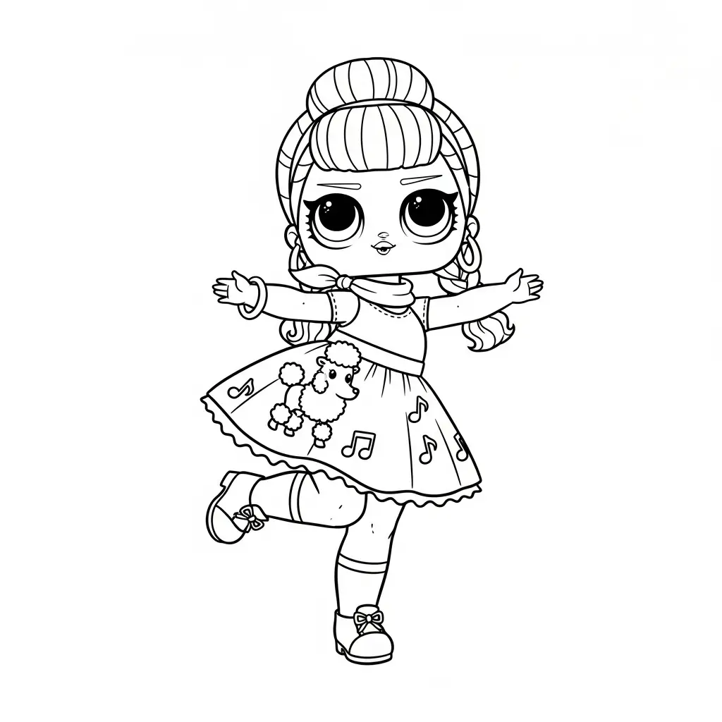LOL Surprise para colorear para imprimir gratis pdf