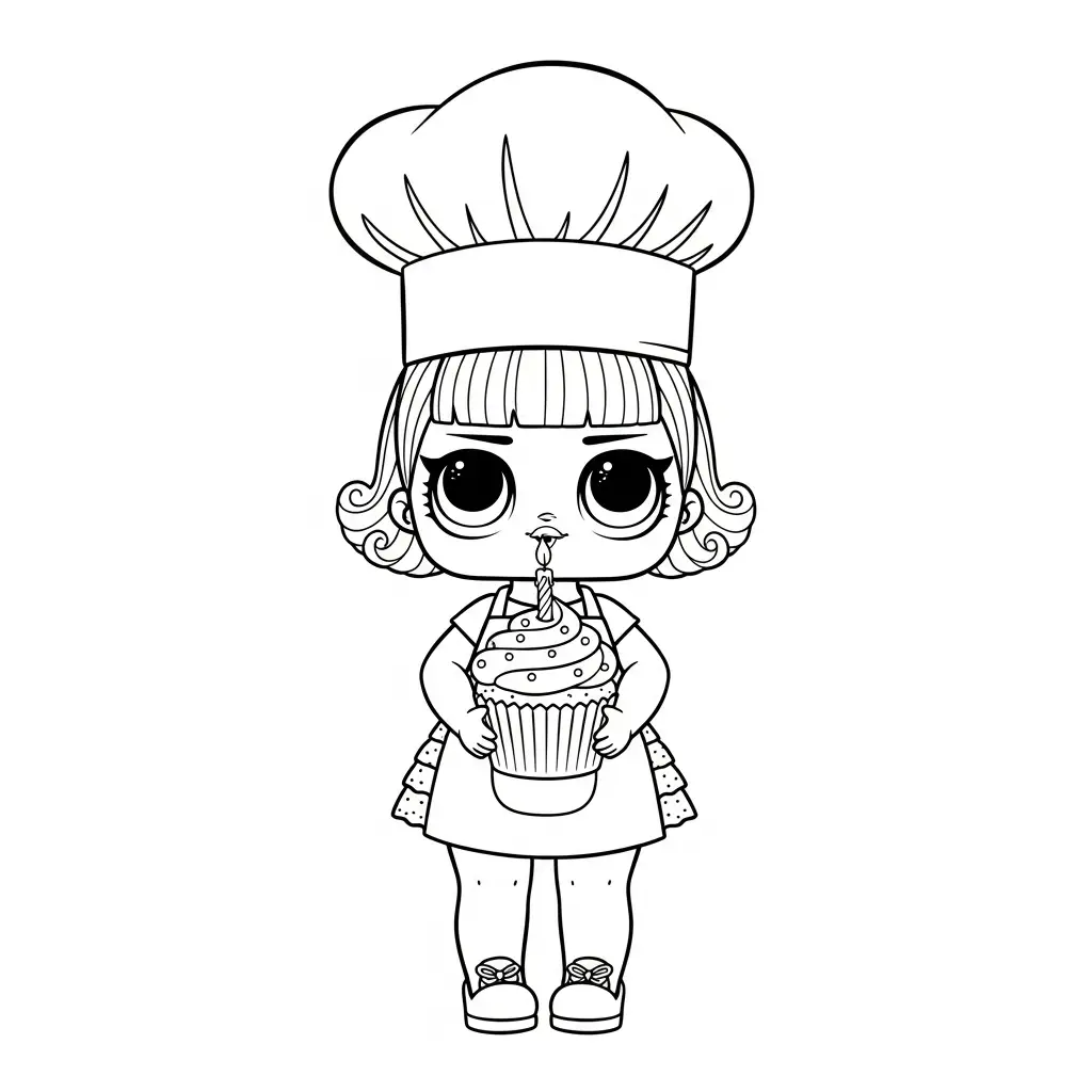 LOL Surprise para colorear para niño para imprimir