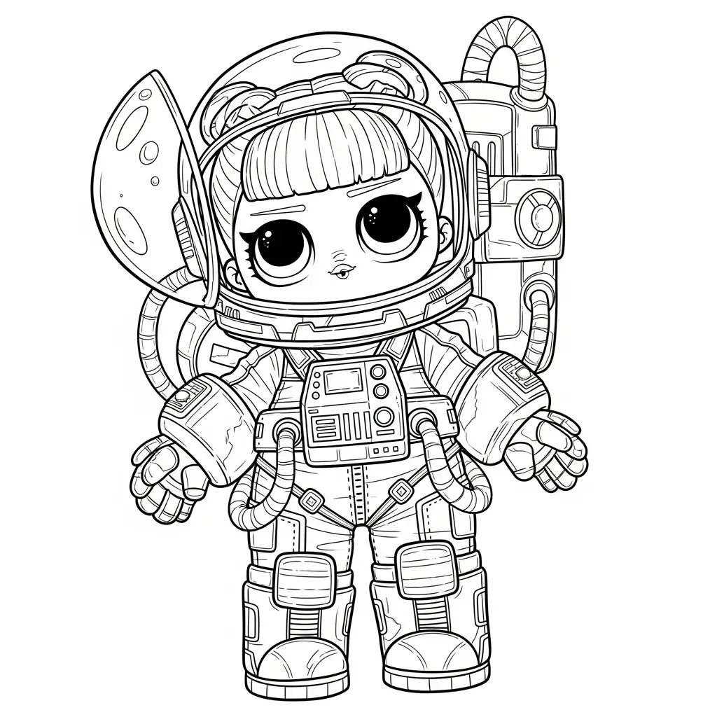 LOL Surprise para colorear para imprimir gratis pdf 1