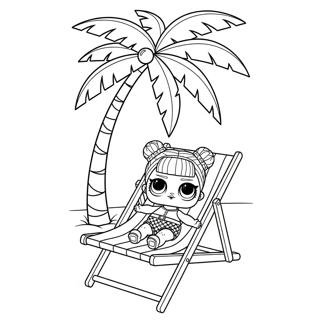 LOL Surprise para colorear para imprimir gratis 1