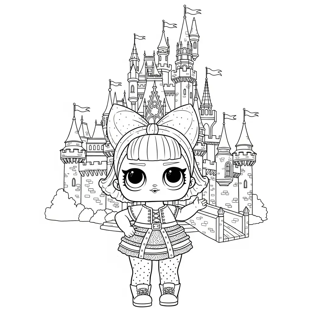 LOL Surprise para colorear para niño de 10 años