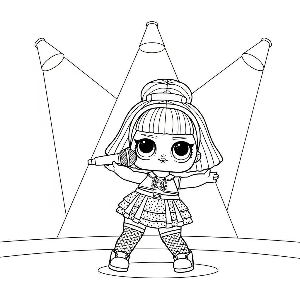 LOL Surprise para colorear para descargar