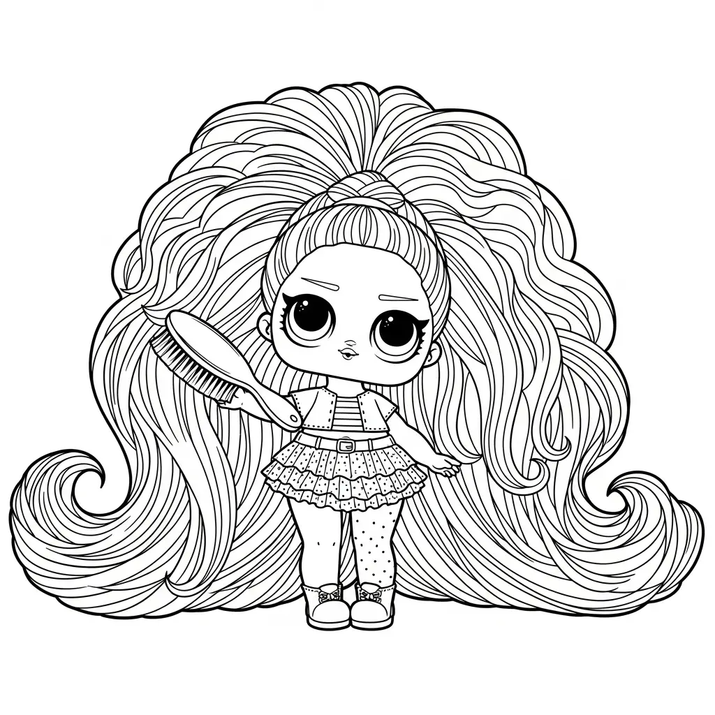 LOL Surprise para colorear gratis para imprimir 1