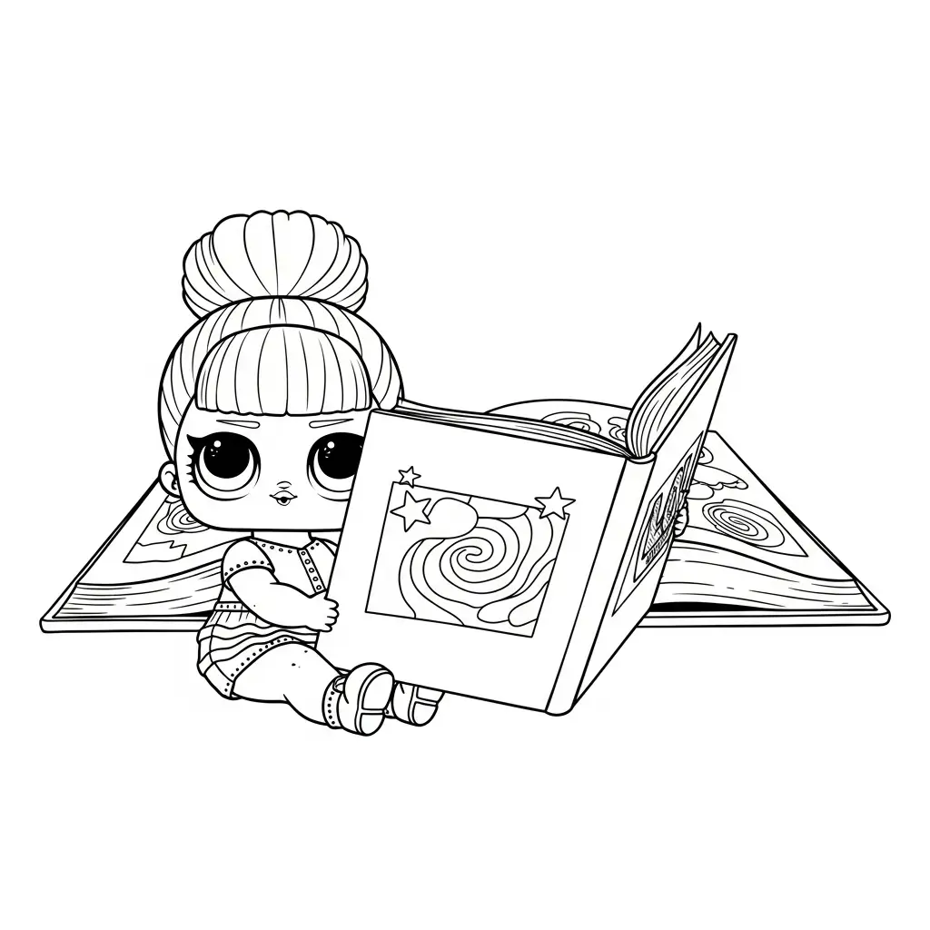 LOL Surprise para colorear para niño de 6 años