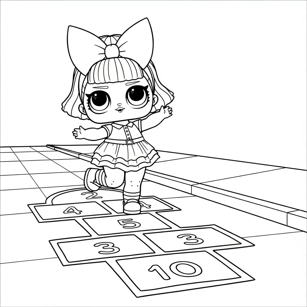 LOL Surprise para colorear gratis en línea