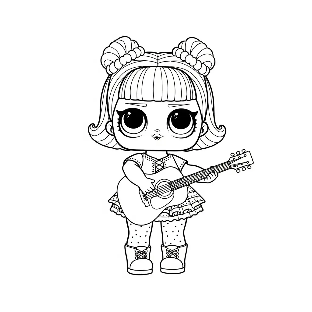 LOL Surprise para colorear para niño de 5 años