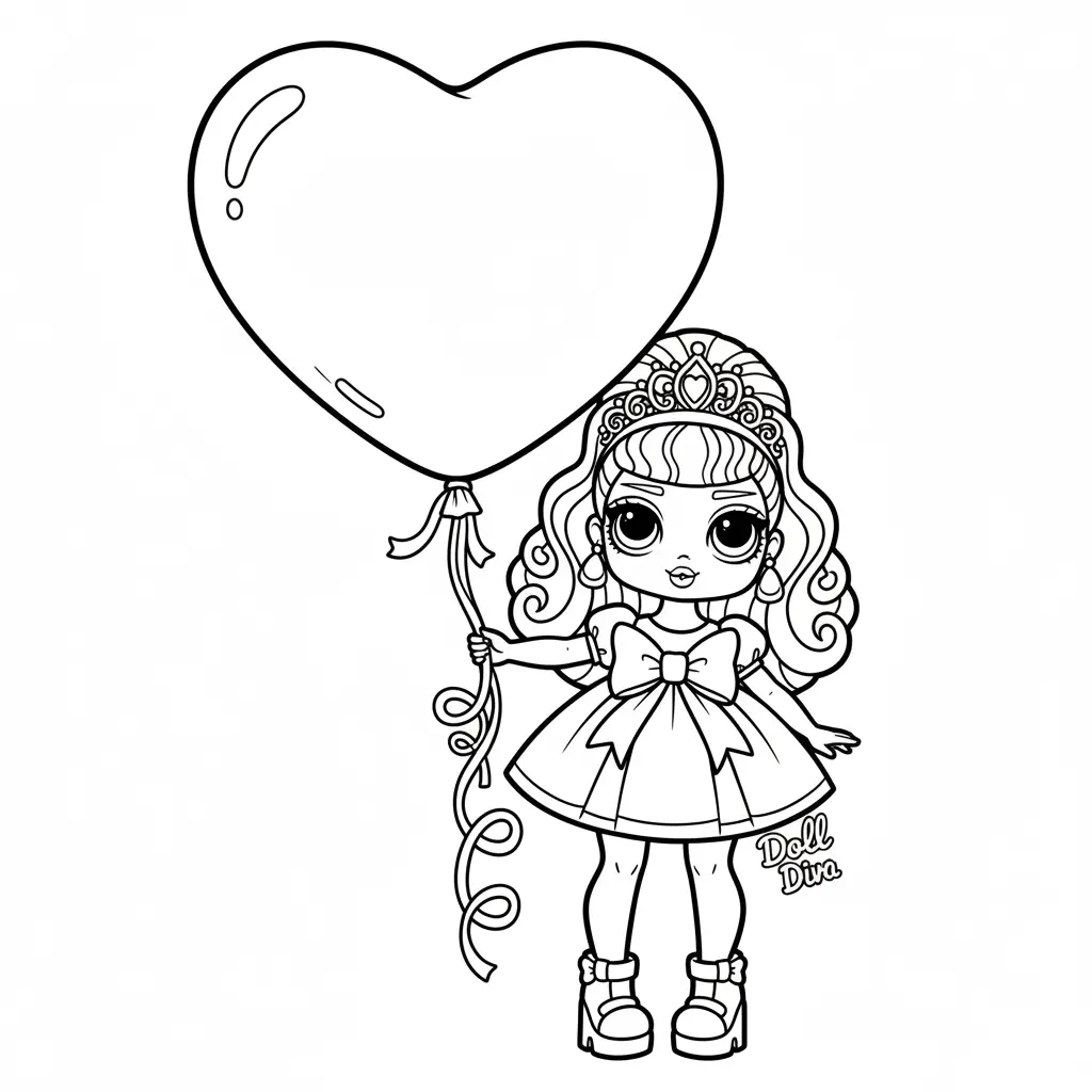 LOL Surprise para colorear gratis para imprimir 3