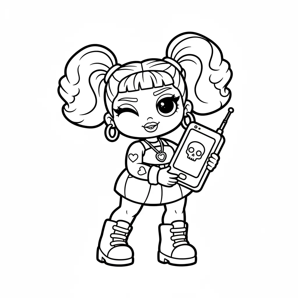 LOL Surprise para colorear para niños para descargar 2