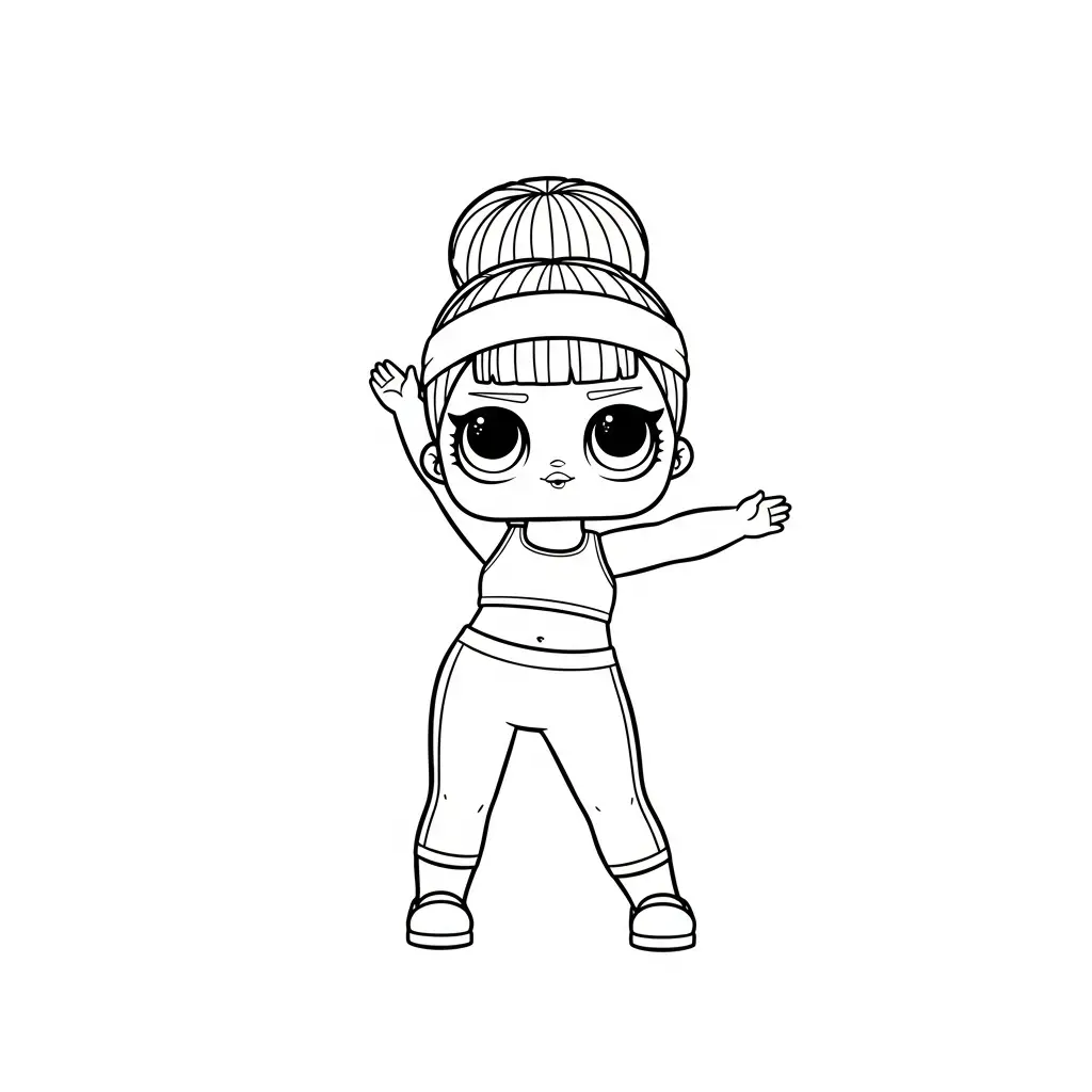 LOL Surprise para colorear gratis para niños