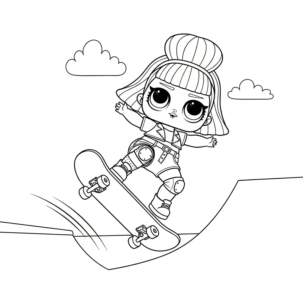 LOL Surprise para colorear para imprimir gratis 3