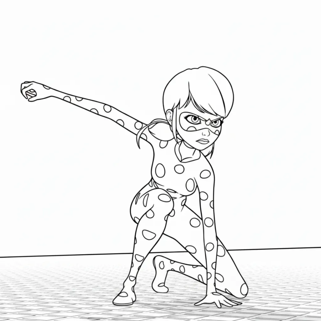 LadyBug 16 para colorear y aprendizaje