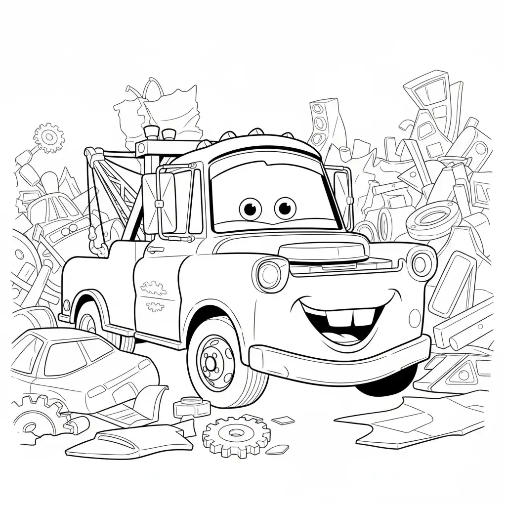 Cars para colorear en línea