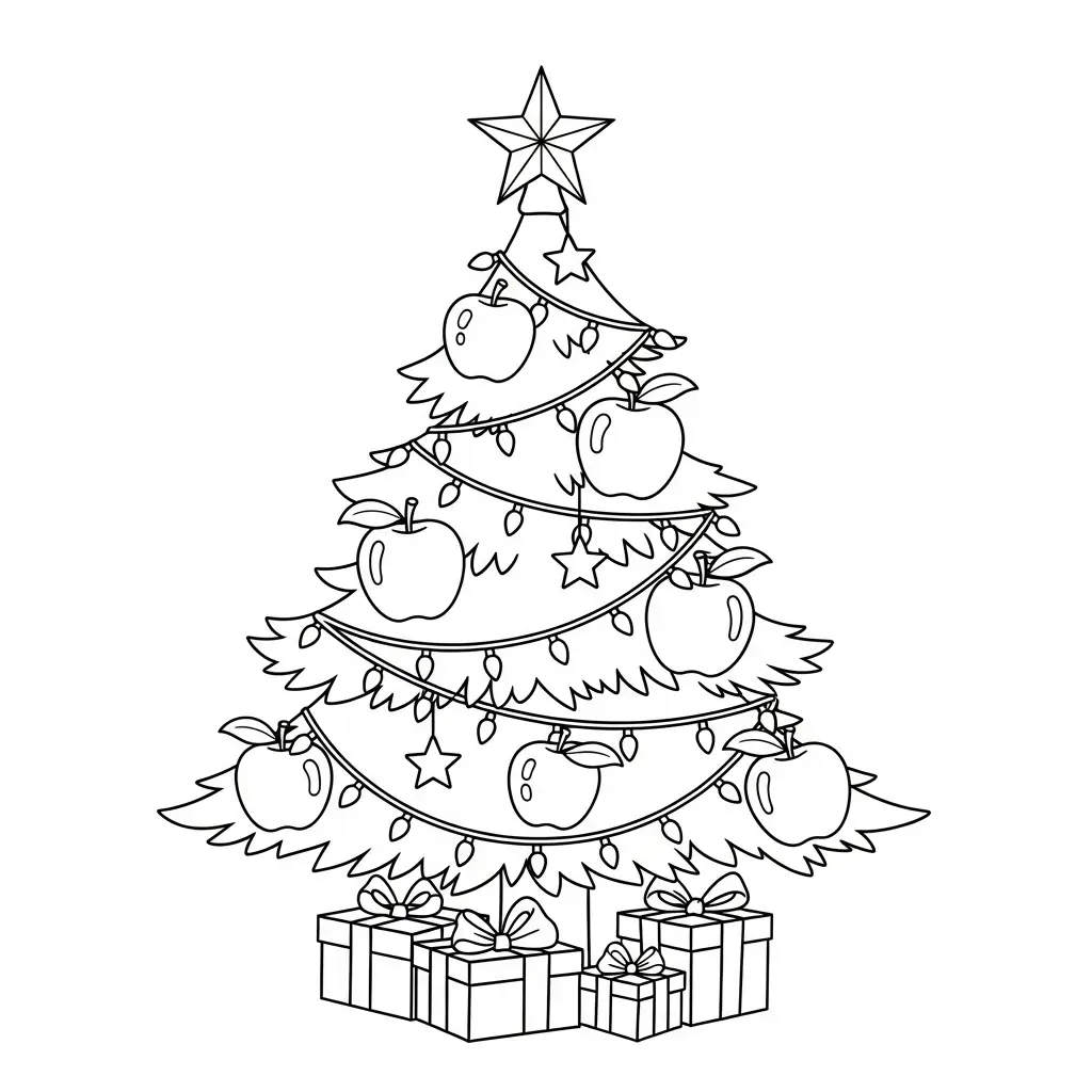 Manzanas para colorear para imprimir pdf