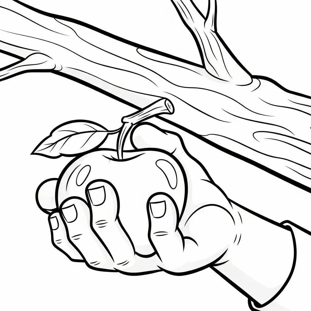 Manzanas para colorear y recortar para imprimir gratis