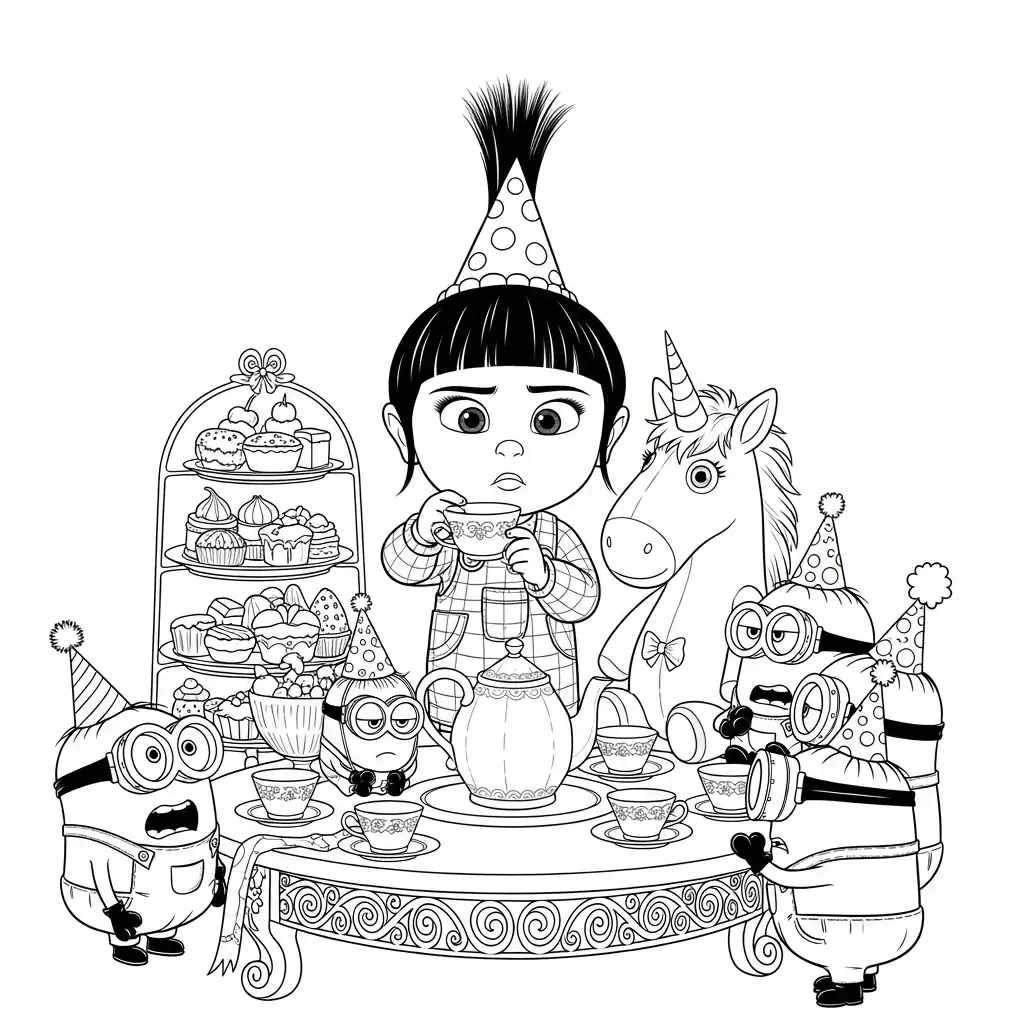 imprimir Mi Villano Favorito 4 para colorear