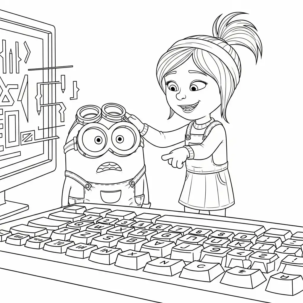 Mi Villano Favorito 4 para colorear para imprimir 2