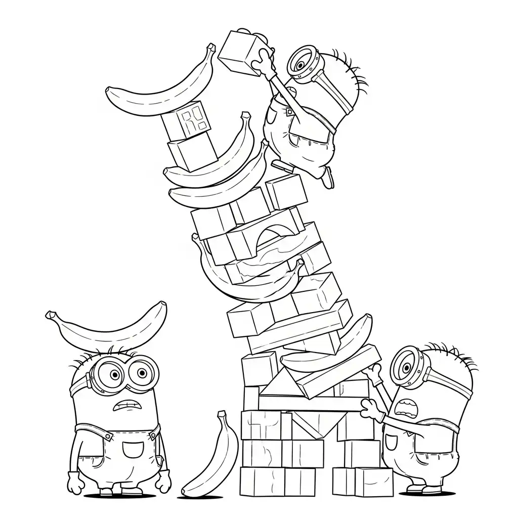 Mi Villano Favorito 4 para colorear para bebé para imprimir